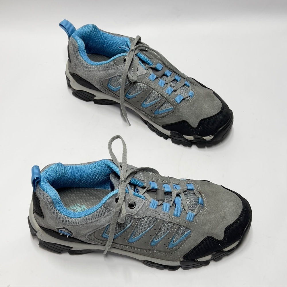 PACIFIC TRAIL Women’s Size 8.5 Alta Gray Leather Hiking Trail Shoes